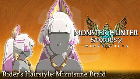 Monster Hunter Stories 2: Wings of Ruin - Rider's Hairstyle: Mizutsune Braid DLC
