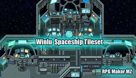 RPG Maker MZ - Winlu Spaceship Tileset