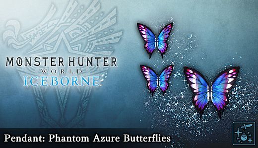 Monster Hunter World: Iceborne - Pendant: Phantom Azure Butterflies