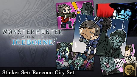 Monster Hunter: World - Sticker Set: Raccoon City Set DLC
