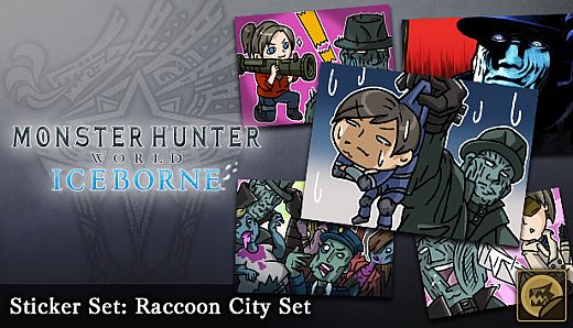 Monster Hunter: World - Sticker Set: Raccoon City Set