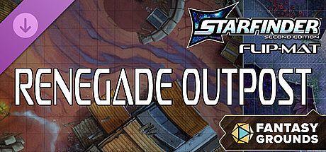 Fantasy Grounds - Starfinder 2 RPG - Flip-Mat: Renegade Outpost