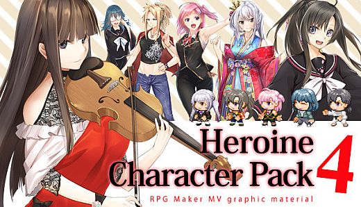 RPG Maker MV - Heroine Character Pack 4