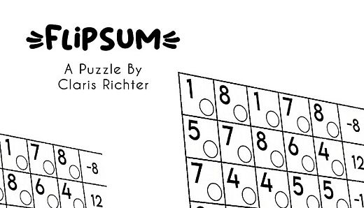 FlipSum - A Puzzle By Claris Richter
