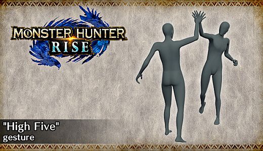 MONSTER HUNTER RISE - "High Five" gesture