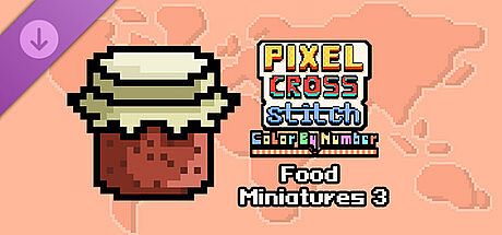 Pixel Cross Stitch - Food Miniatures Pack 3
