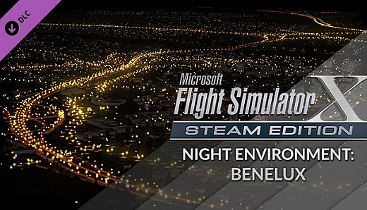 FSX Steam Edition: Night Environment Benelux Add-On