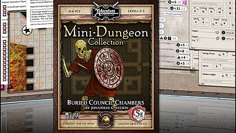 Fantasy Grounds - 5E: Mini-Dungeon #001 - Buried Council Chambers DLC