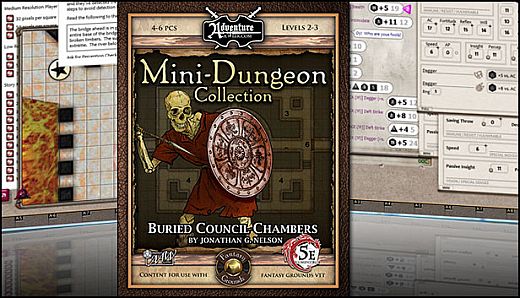 Fantasy Grounds - 5E: Mini-Dungeon #001 - Buried Council Chambers