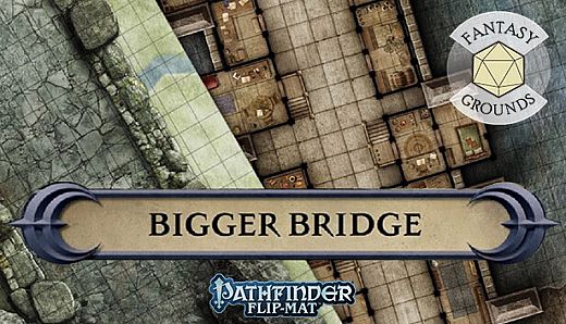 Fantasy Grounds - Pathfinder RPG - Pathfinder Flip-Mat - Bigger Bridge