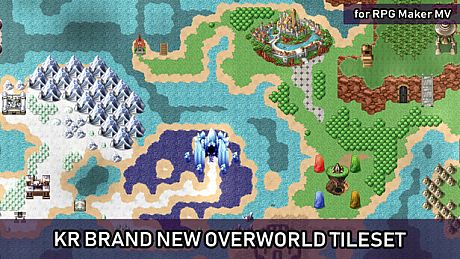 RPG Maker MV - KR Brand New Overworld Tileset DLC