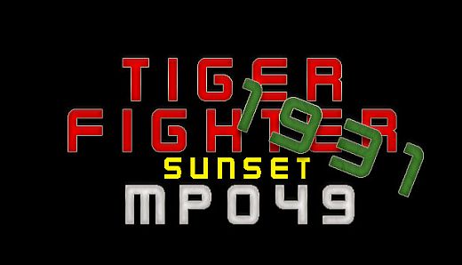 Tiger Fighter 1931 Sunset MP049