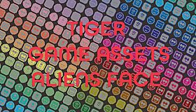 TIGER GAME ASSETS ALIENS FACE