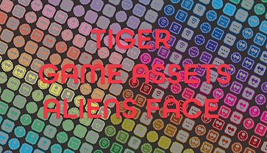TIGER GAME ASSETS ALIENS FACE