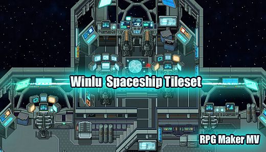 RPG Maker MV - Winlu Spaceship Tileset