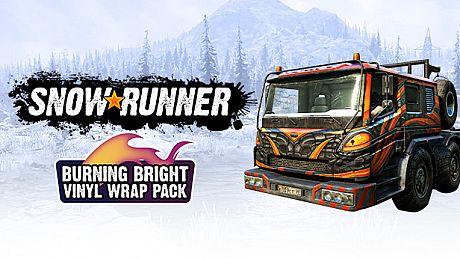 SnowRunner - Burning Bright Vinyl Wrap Pack DLC