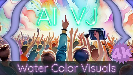 AI-VJ - Water Color 4k Visuals DLC