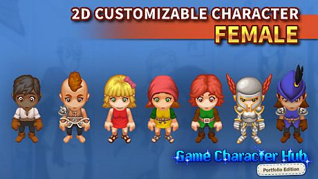 Game Character Hub PE: 2D Customizable Character - Female DLC