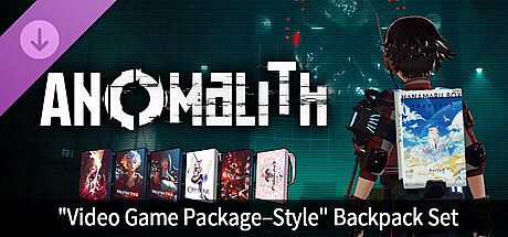 ANOMALITH "Video Game Package–Style" Backpack Set DLC