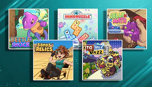 Beetle Shock + Immunuzzle + Jelly Math + Sands and Relics + To bee Jazz (Bundle)