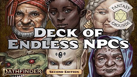 Fantasy Grounds - Pathfinder 2 RPG - Deck of Endless NPCs DLC