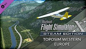 FSX Steam Edition: Toposim Western Europe Add-On