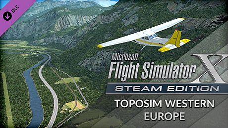 FSX Steam Edition: Toposim Western Europe Add-On DLC