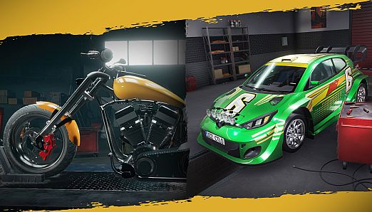 Rally Car Mechanic x Motorcycle Mechanic Simulator 2021