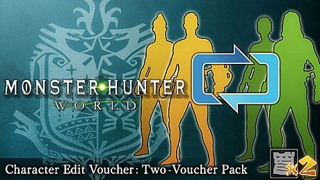 Monster Hunter: World - Character Edit Voucher: Two-Voucher Pack DLC