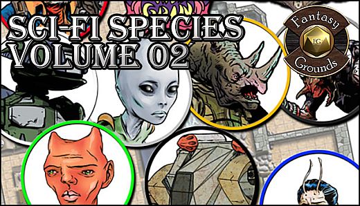 Fantasy Grounds - Sci-fi Species, Volume 2 (Token Pack)