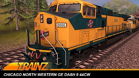 Trainz 2022 DLC - Chicago North Western GE Dash 9 44CW DLC