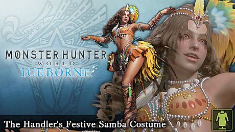 Monster Hunter: World - The Handler's Festive Samba Costume DLC