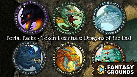 Fantasy Grounds - Portal Packs - Token Essentials: Dragons of the East DLC