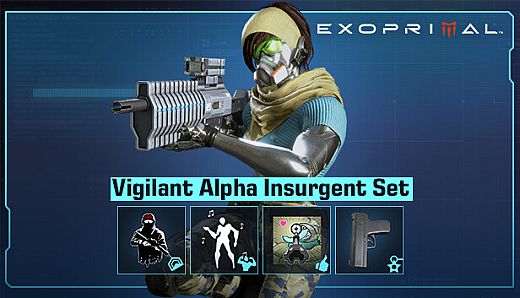 Exoprimal - Vigilant Alpha Insurgent Set
