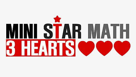 Mini Star Math: 3 Hearts Game