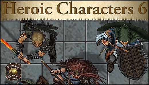 Fantasy Grounds - Top Down Tokens - Heroic 6