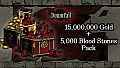 Downfall - 15,000,000 Gold + 5,000 Blood Stones Pack
