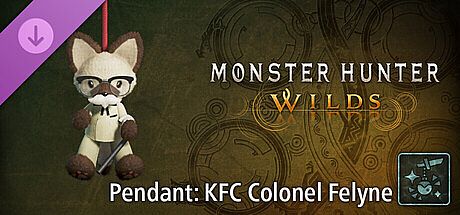 Monster Hunter Wilds - Pendant: KFC Colonel Felyne DLC