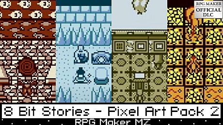 RPG Maker MZ - 8 Bit Stories - Pixel Art Pack 2 DLC