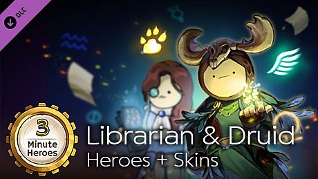 3 Minute Heroes - Librarian & Druid Heroes + Skins DLC