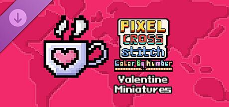 Pixel Cross Stitch - Valentine Miniatures Pack