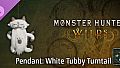 Monster Hunter Wilds - Pendant: White Tubby Turntail