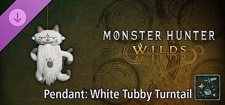 Monster Hunter Wilds - Pendant: White Tubby Turntail