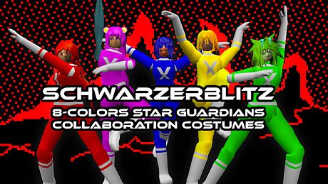 Schwarzerblitz - 8-Colors Star Guardians Collaboration Costumes (Chapter 1) DLC