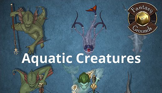 Fantasy Grounds - Jans Token Pack 05 - Aquatic Creatures