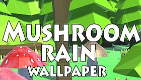 "Mushroom rain" - wallpaper 1920x1080