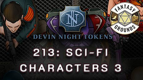 Fantasy Grounds - Devin Night Pack 213: Sci-fi Characters 3 DLC