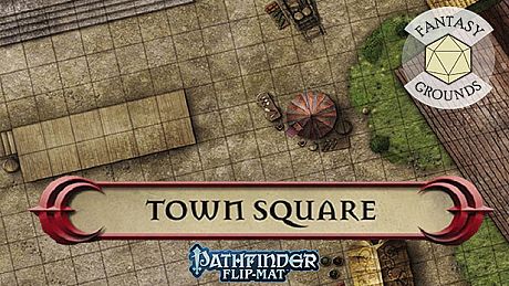 Fantasy Grounds - Pathfinder RPG - Pathfinder Flip-Map - Classic Town Square DLC