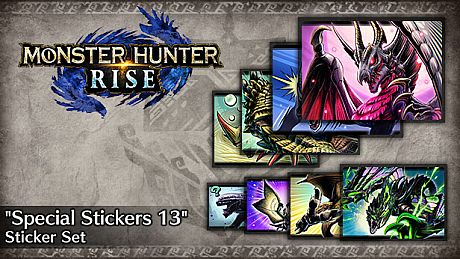 Monster Hunter Rise - "Special Stickers 13" sticker set DLC