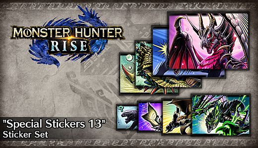 Monster Hunter Rise - "Special Stickers 13" sticker set